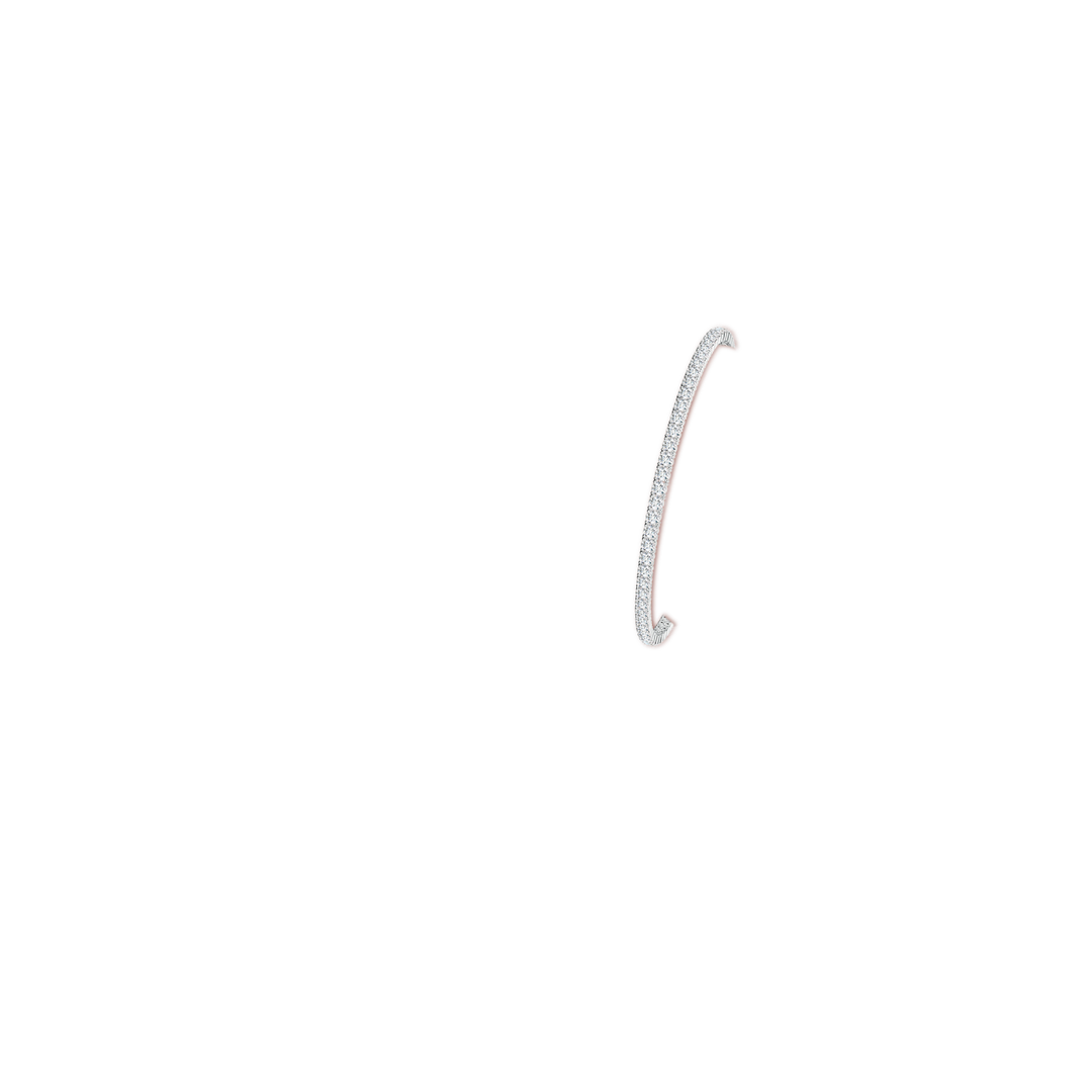 2.5mm FGVS Lab-Grown Classic Diamond Linear Tennis Bracelet in White Gold - body_arm