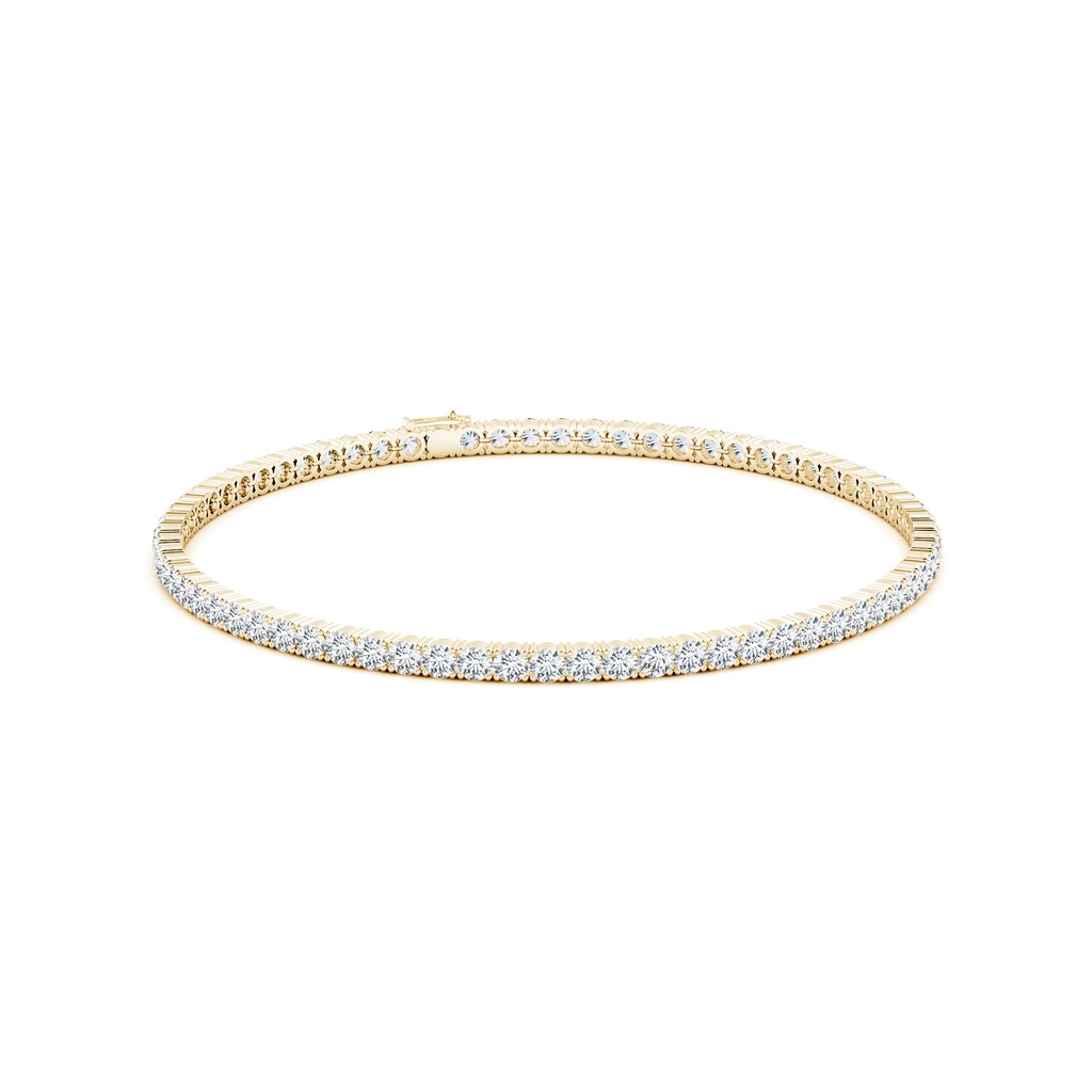 2.5mm FGVS Lab-Grown Classic Diamond Linear Tennis Bracelet in Yellow Gold - side 199