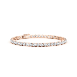 3.5mm FGVS Lab-Grown Classic Diamond Linear Tennis Bracelet in 10K Rose Gold