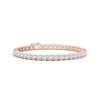 4mm FGVS Lab-Grown Classic Diamond Linear Tennis Bracelet in 10K Rose Gold