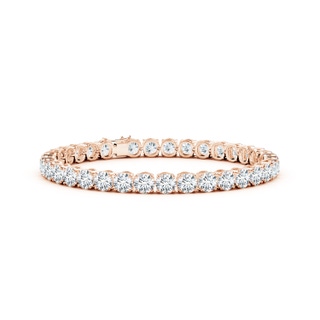 5.1mm FGVS Lab-Grown Classic Diamond Linear Tennis Bracelet in 18K Rose Gold