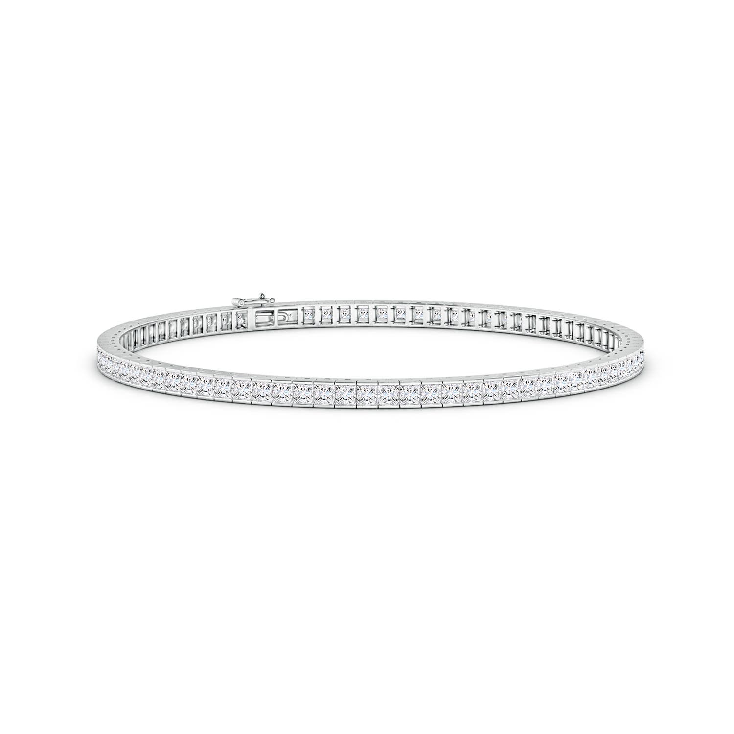 6.75 inch and 14k solid gold Tennis bracelet with 4.50 carats in Natur –  ASSAY