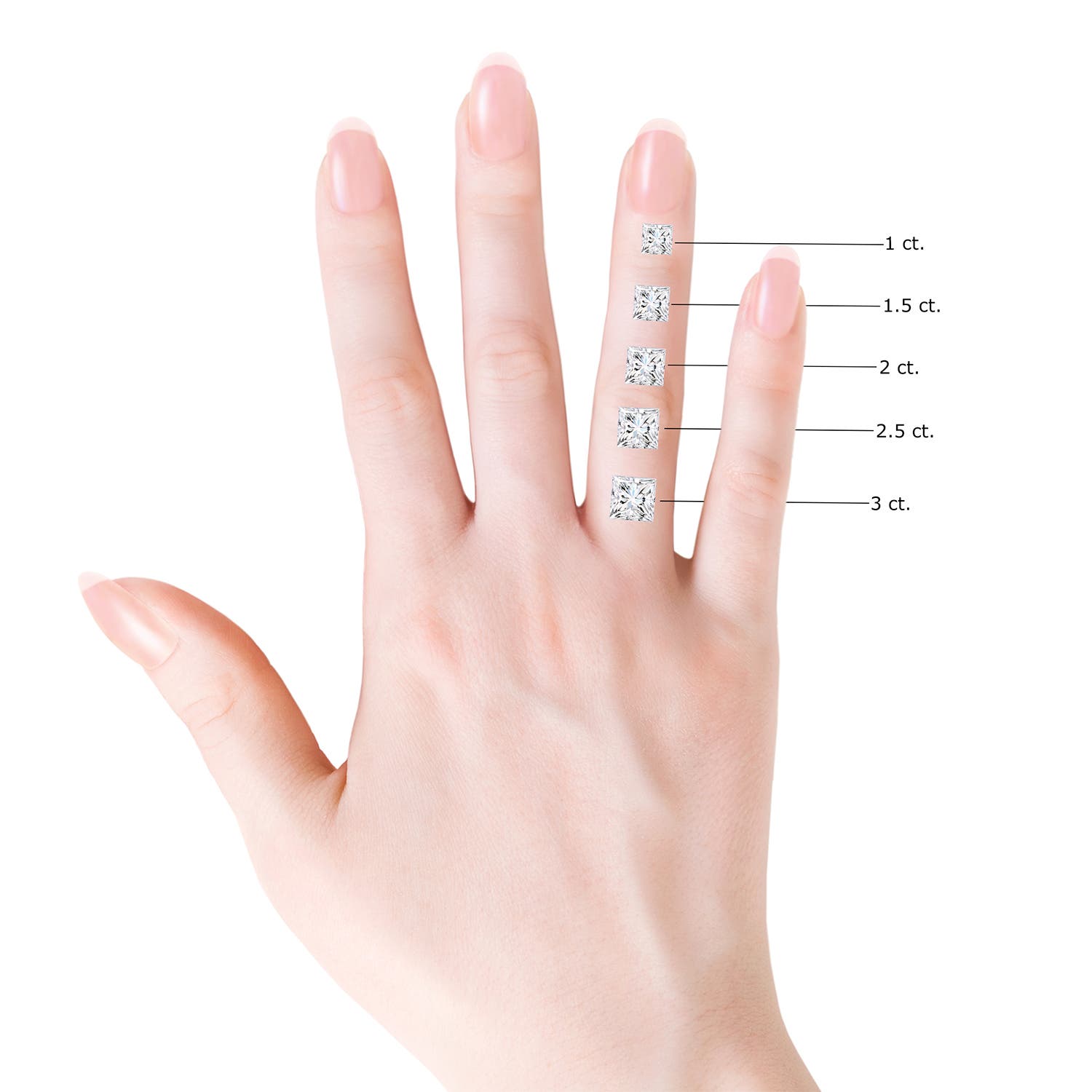 【ana luisa】ミニダイヤモンドナベットスタッド【Diamond】 Gold Stud Earrings - Invisible Set Studs Medium | Ana Luisa