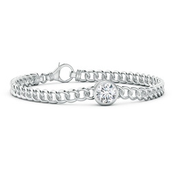 White Gold White Gold Lab Grown Diamond Bracelets