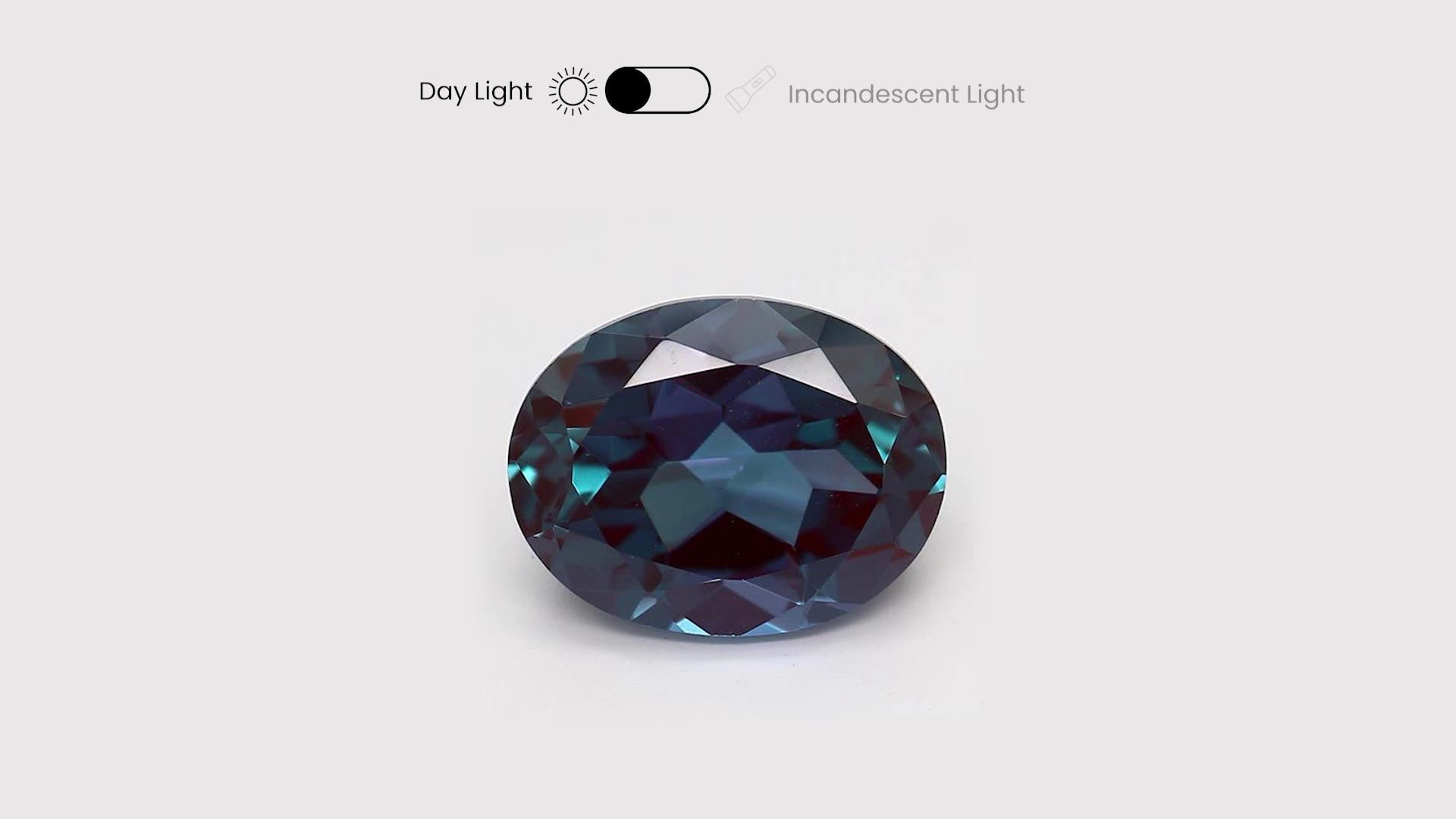 Oval Lab-Grown Alexandrite Bolo Bracelet with Bezel Diamonds