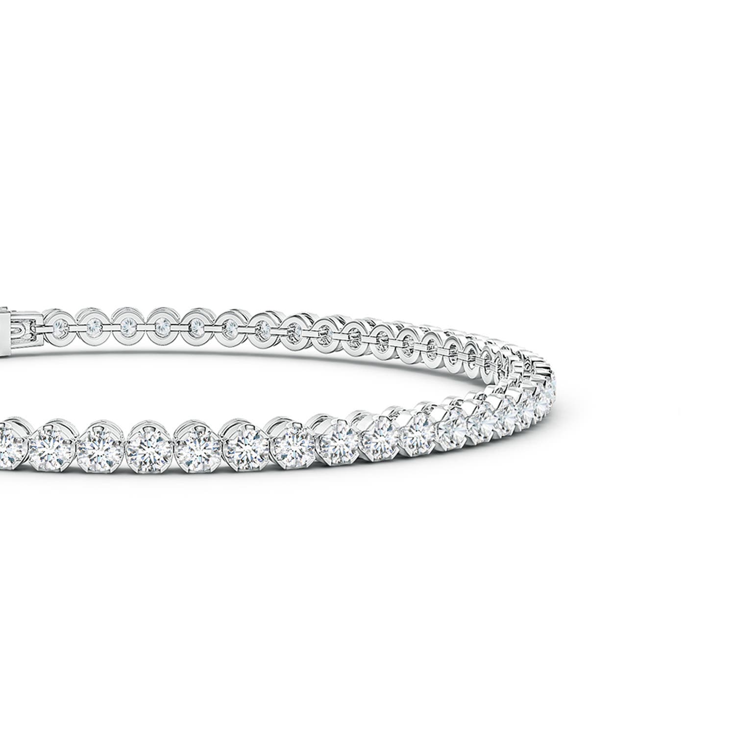 【LLOYD】White Timeless 3MM Basic Tennis Bracelet (S) 追跡送 LLOYD】White Timeless 3MM Basic Tennis Bracelet (S) 追跡送