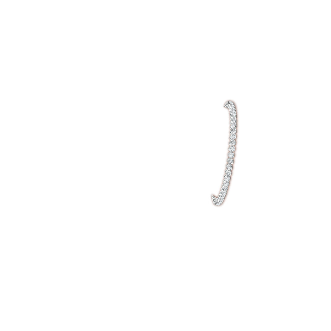2.3mm FGVS Lab-Grown Classic Round Diamond Tennis Bracelet in White Gold - body_arm