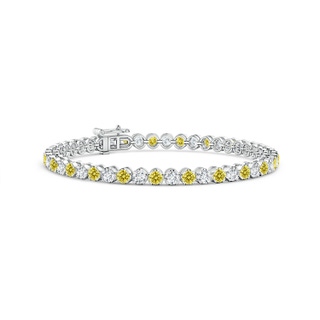 Round Fancy Intense, VS Lab Grown Yellow Diamond