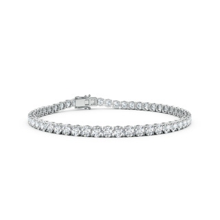 3mm FGVS Round Lab-Grown Diamond Classic Tennis Bracelet in White Gold