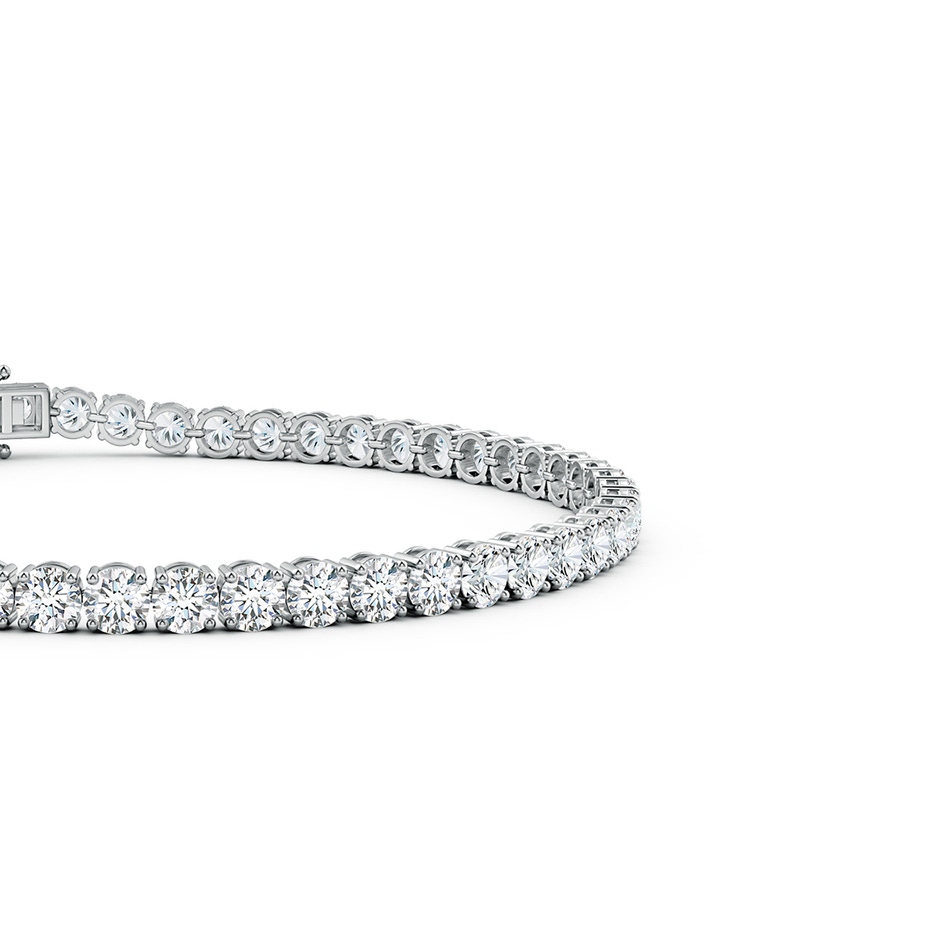 3mm FGVS Round Lab-Grown Diamond Classic Tennis Bracelet in White Gold side 199