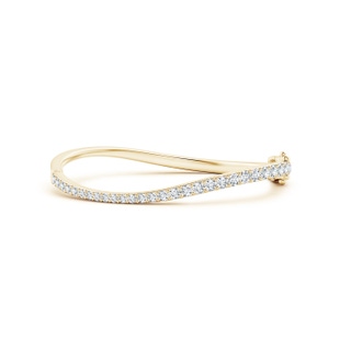 3.7mm HSI2 Natori x Angara Shangri-la - Brush Stroke Diamond Shangri-La Bracelet in Yellow Gold