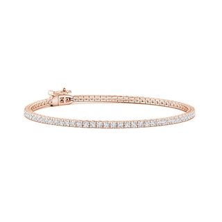 2mm HSI2 Natori x Angara Shangri-La Diamond Tennis Bracelet in 10K Rose Gold