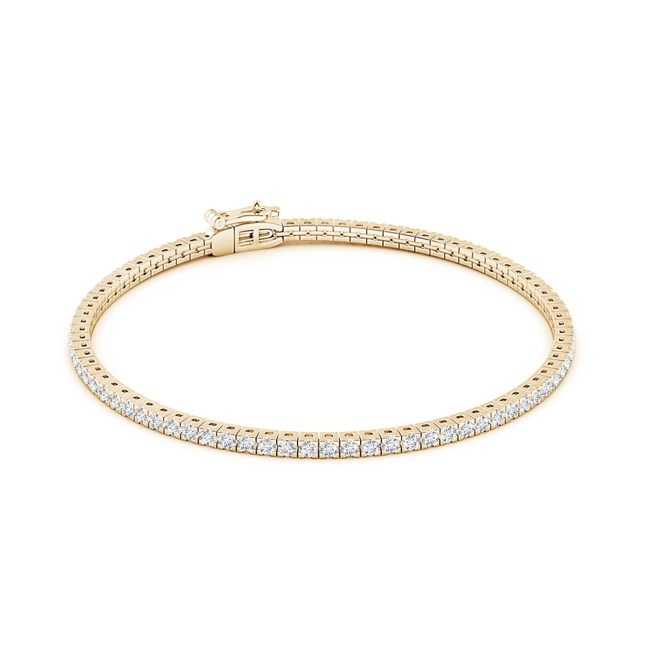 2mm HSI2 Natori x Angara Shangri-La Diamond Tennis Bracelet in Yellow Gold side-1