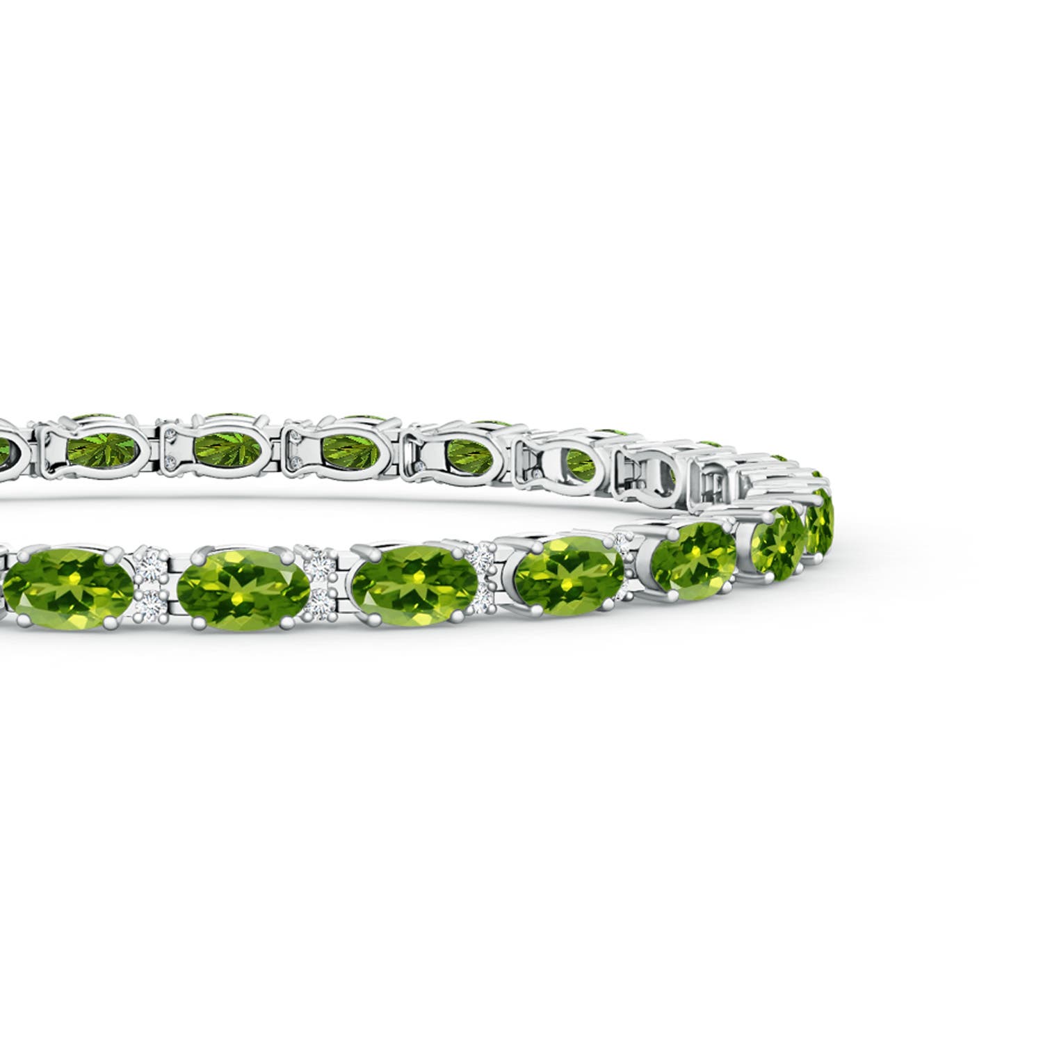 Peridot shop tennis bracelet