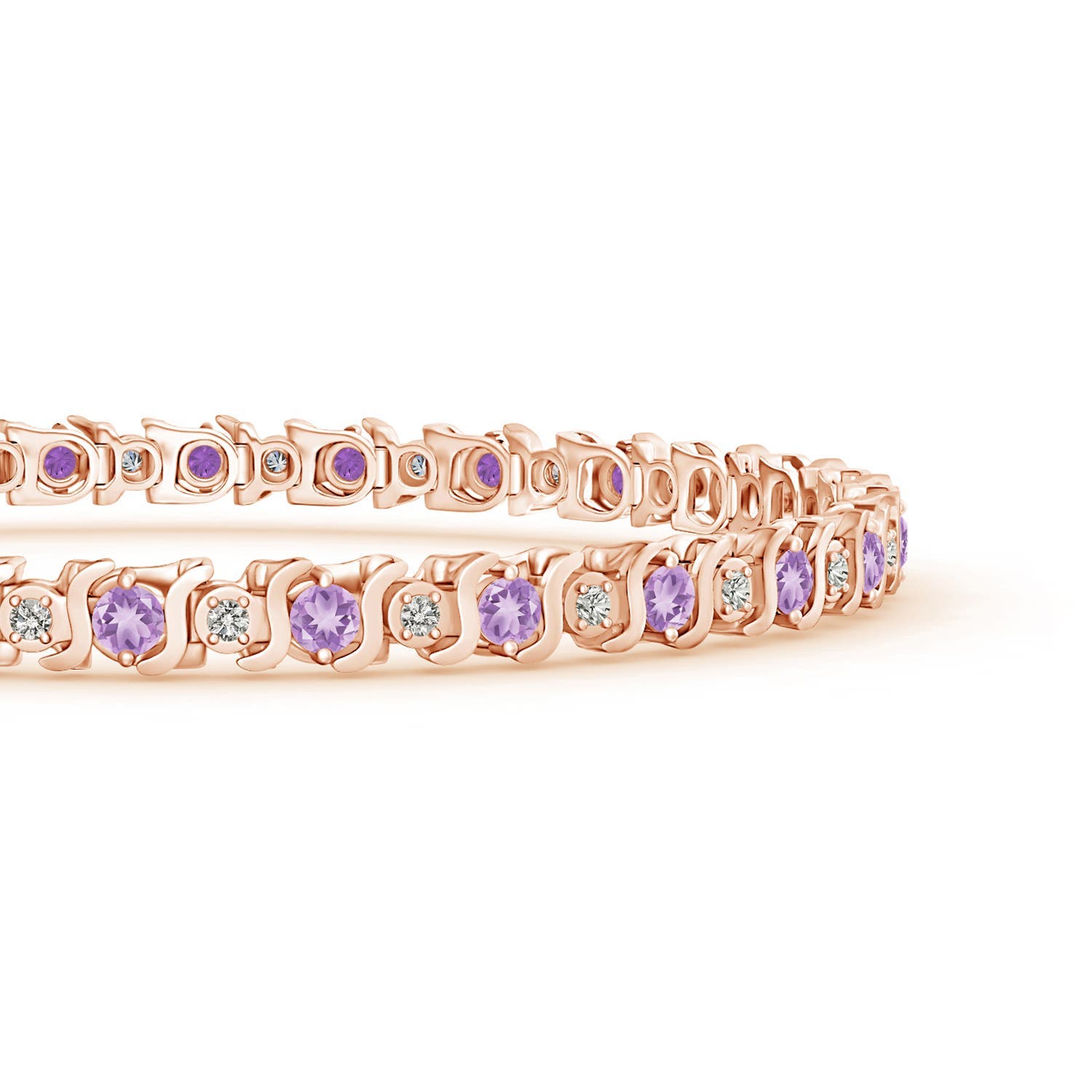 A - Amethyst / 4.52 CT / 14 KT Rose Gold