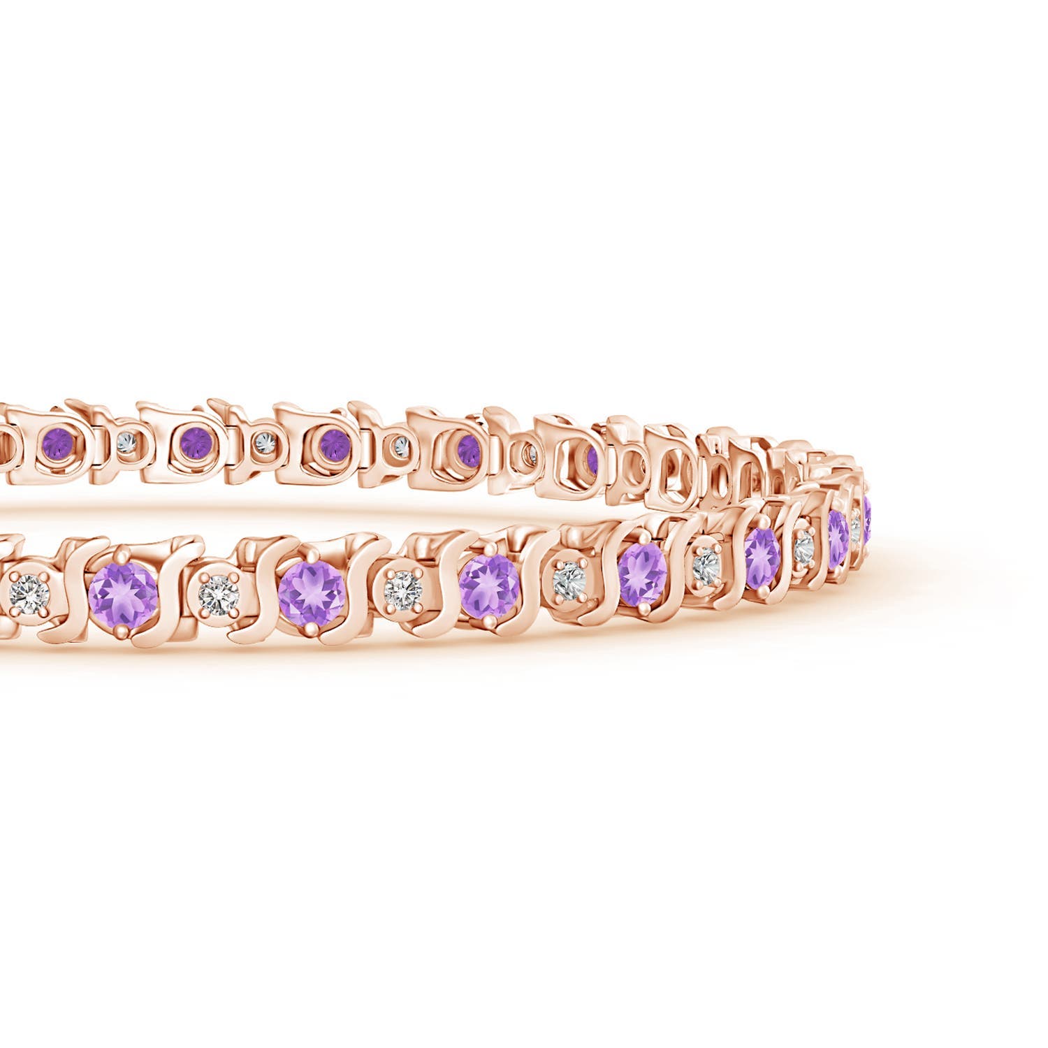 AA - Amethyst / 4.52 CT / 14 KT Rose Gold