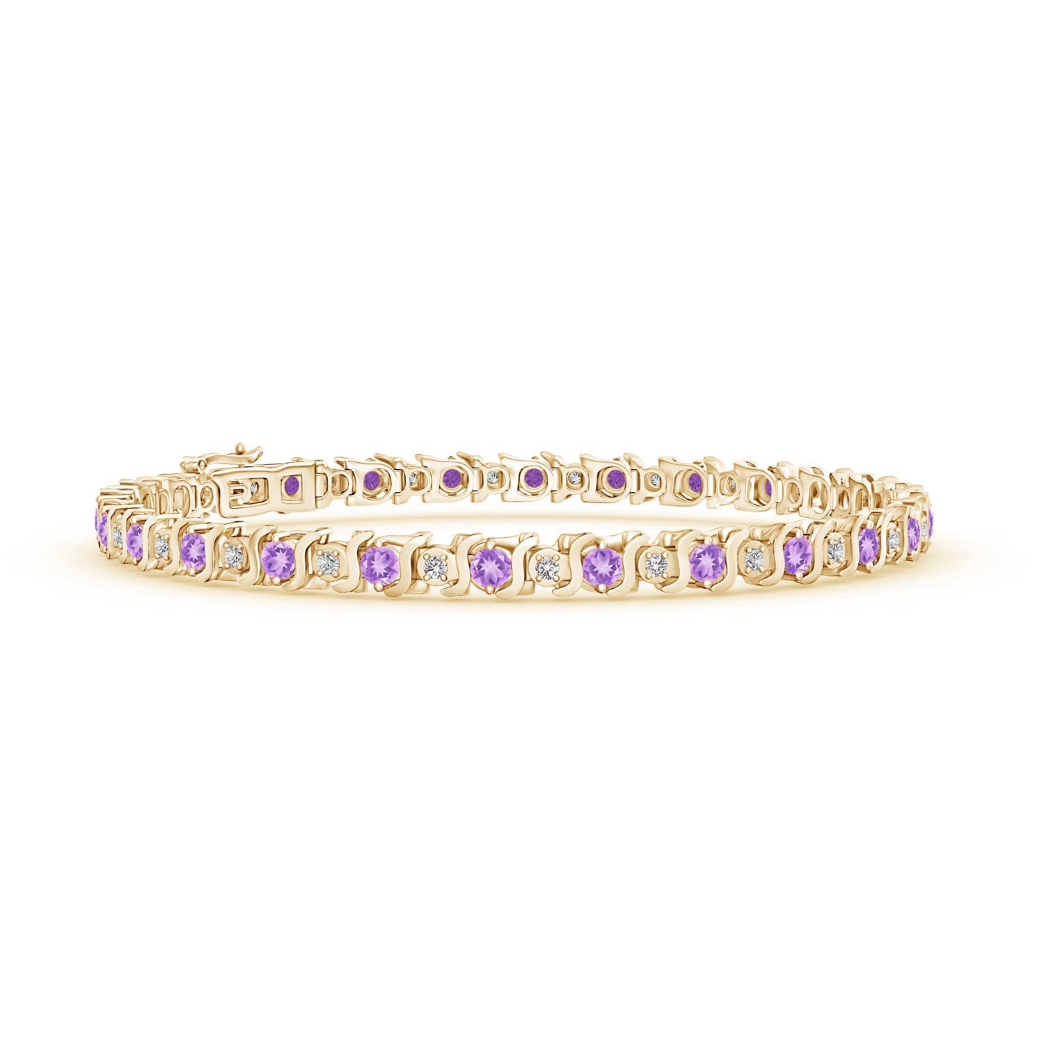 AA - Amethyst / 4.52 CT / 14 KT Yellow Gold