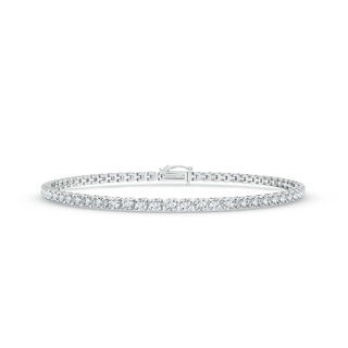 2.2mm GVS2 Diamond Eternity Tennis Bracelet in 9K White Gold