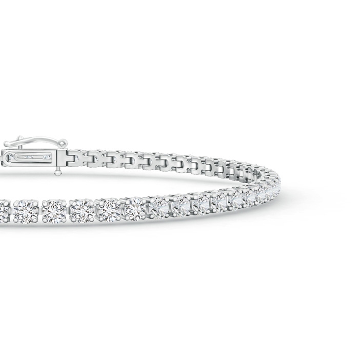 2.2mm HSI2 Diamond Eternity Tennis Bracelet in White Gold - side 199