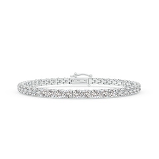 3.5mm IJI1I2 Diamond Eternity Tennis Bracelet in White Gold