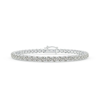 3.5mm KI3 Diamond Eternity Tennis Bracelet in 10K White Gold