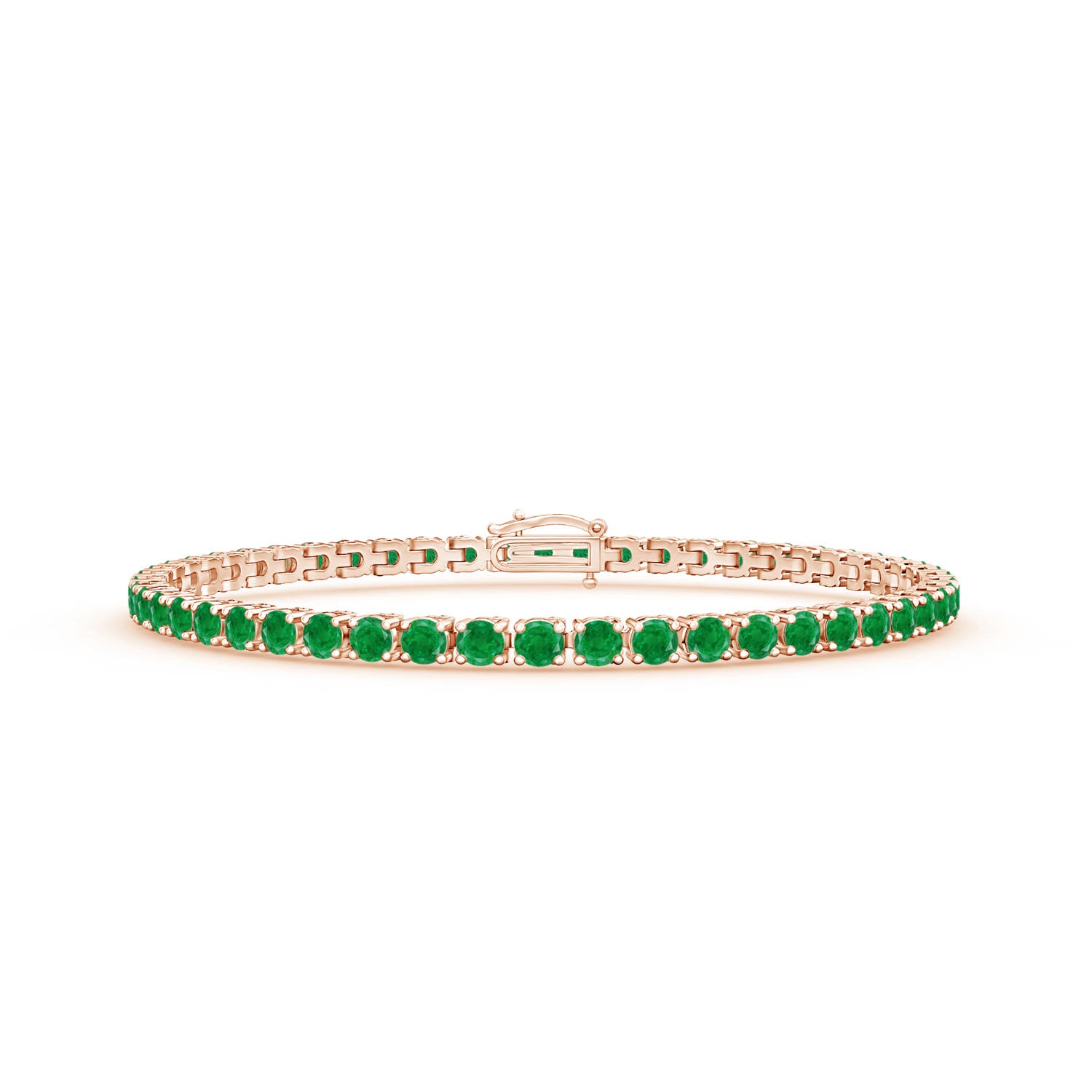 AA - Emerald / 5.42 CT / 14 KT Rose Gold