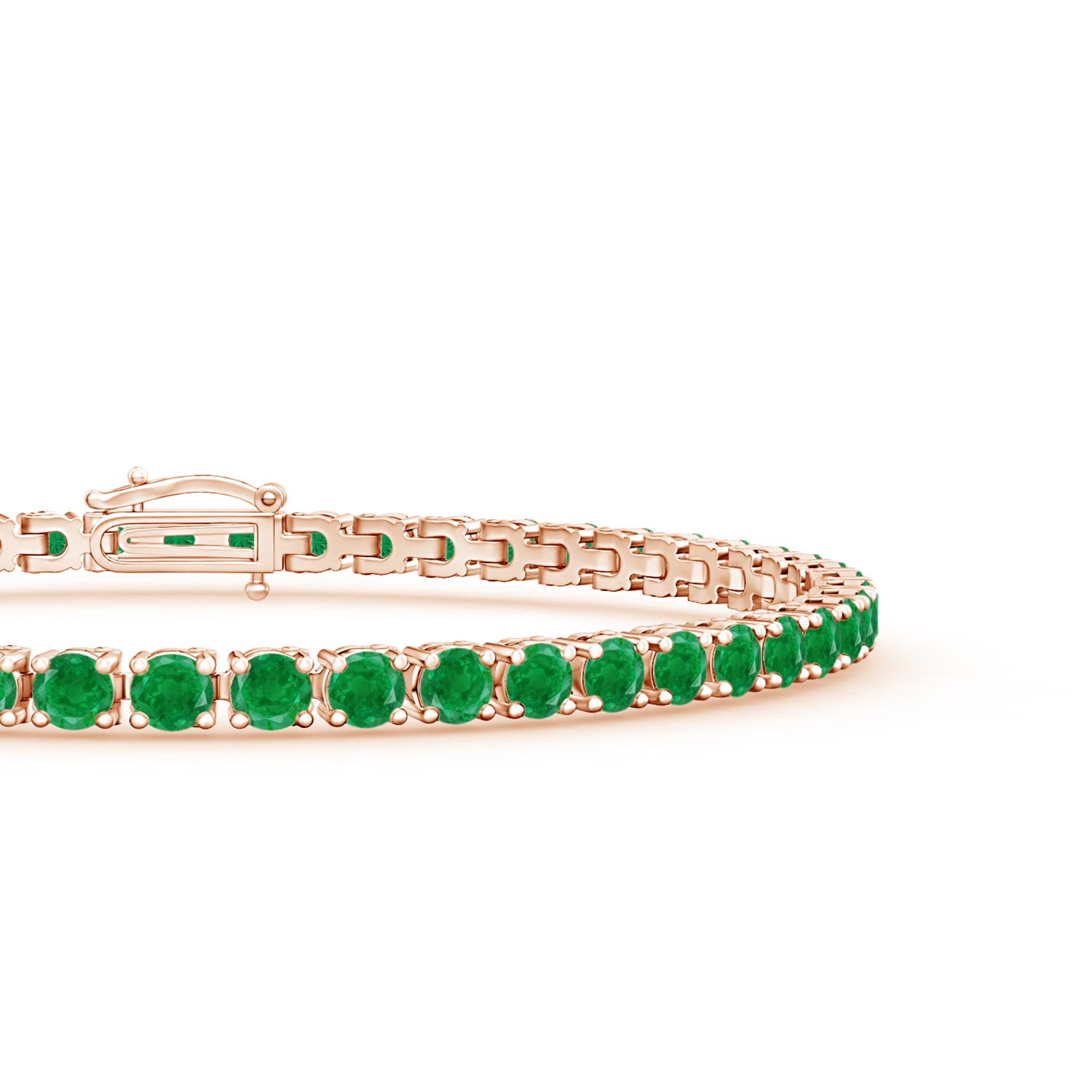 AA - Emerald / 5.42 CT / 14 KT Rose Gold