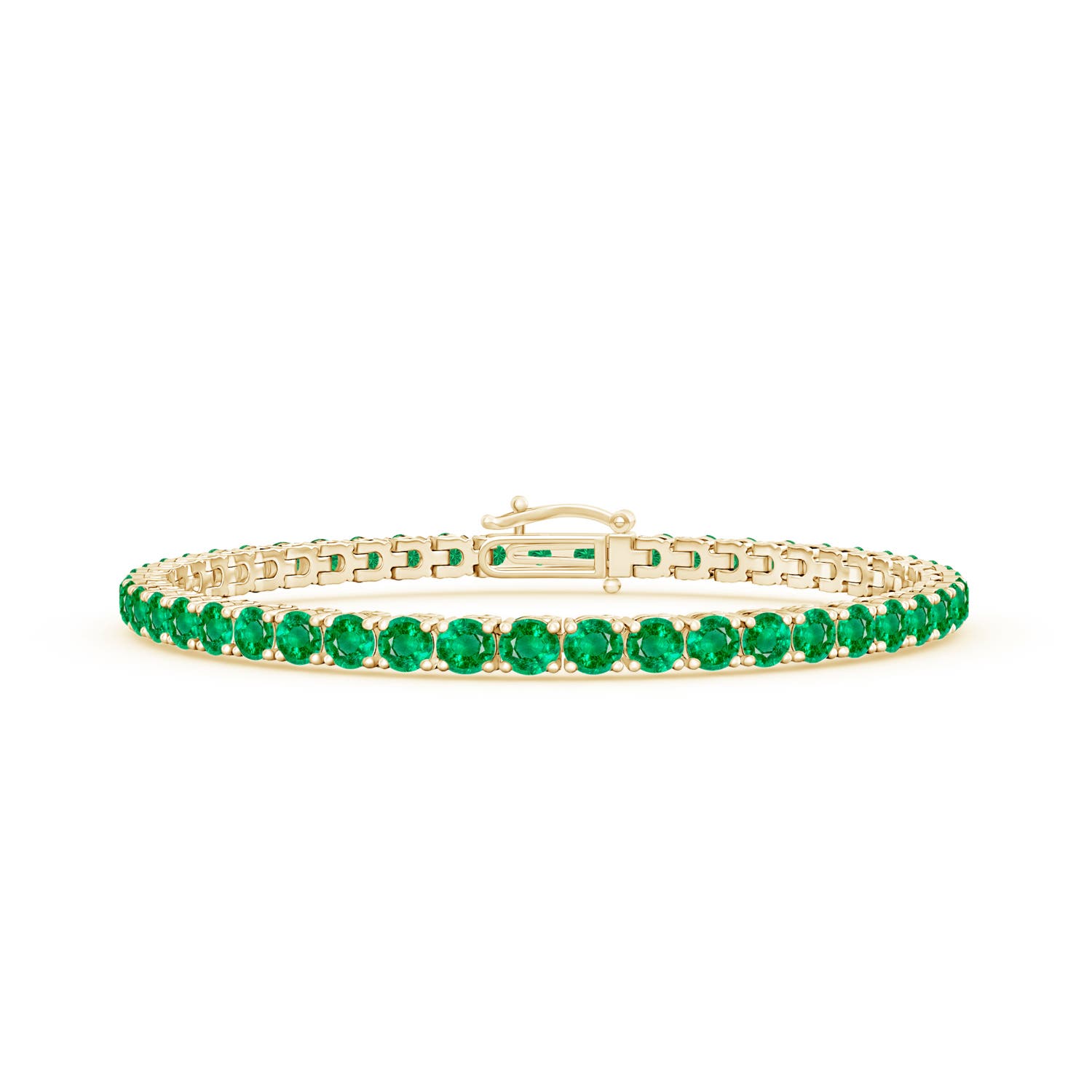 AAA - Emerald / 7.35 CT / 14 KT Yellow Gold