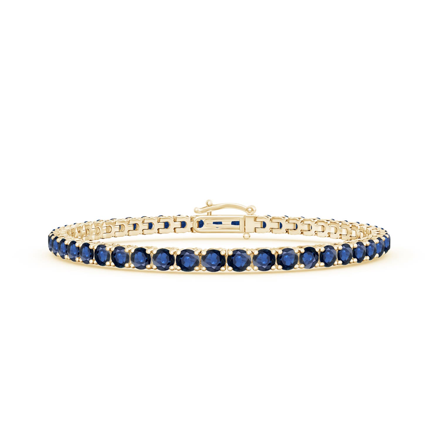 AA - Blue Sapphire / 10.78 CT / 14 KT Yellow Gold