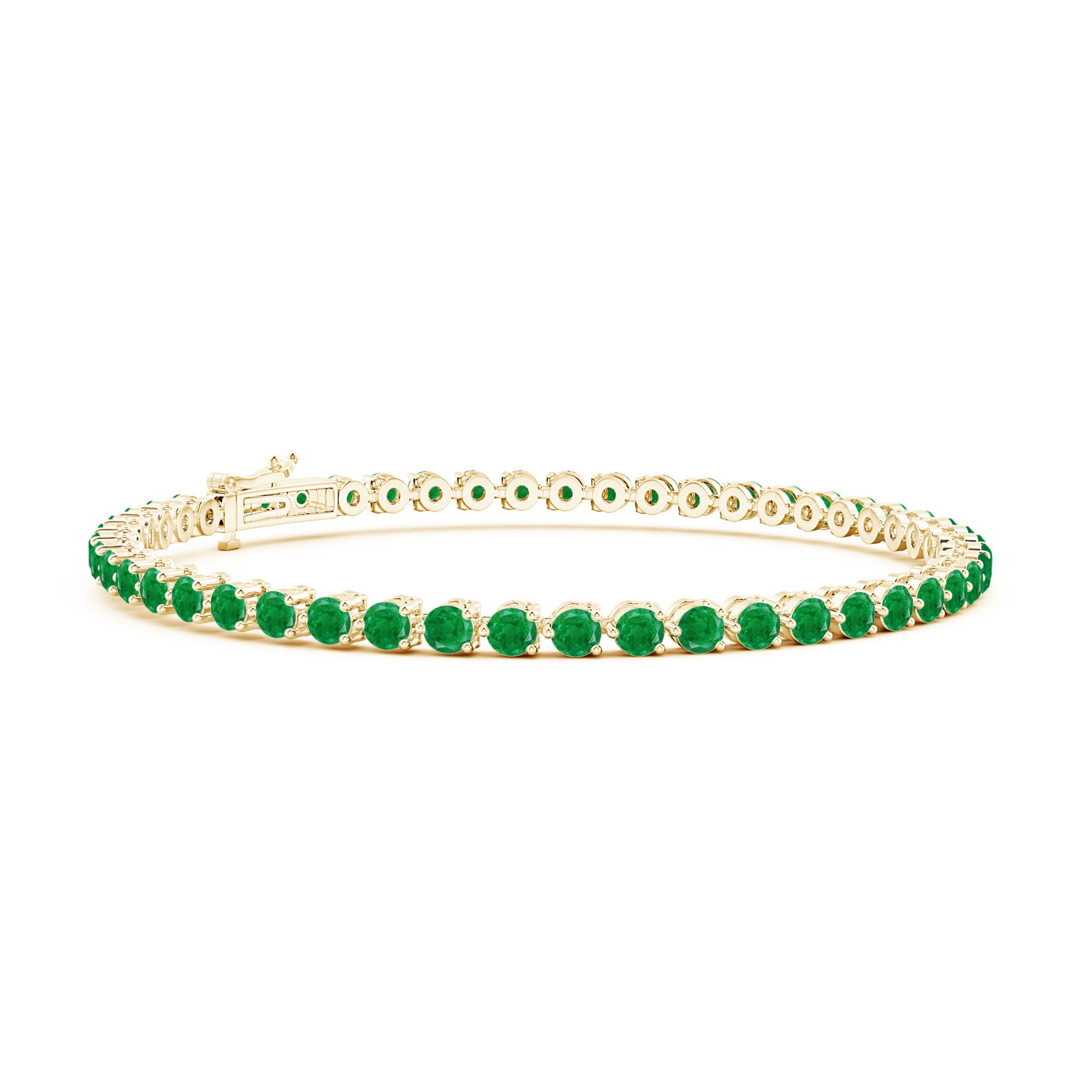 AA - Emerald / 4.28 CT / 14 KT Yellow Gold