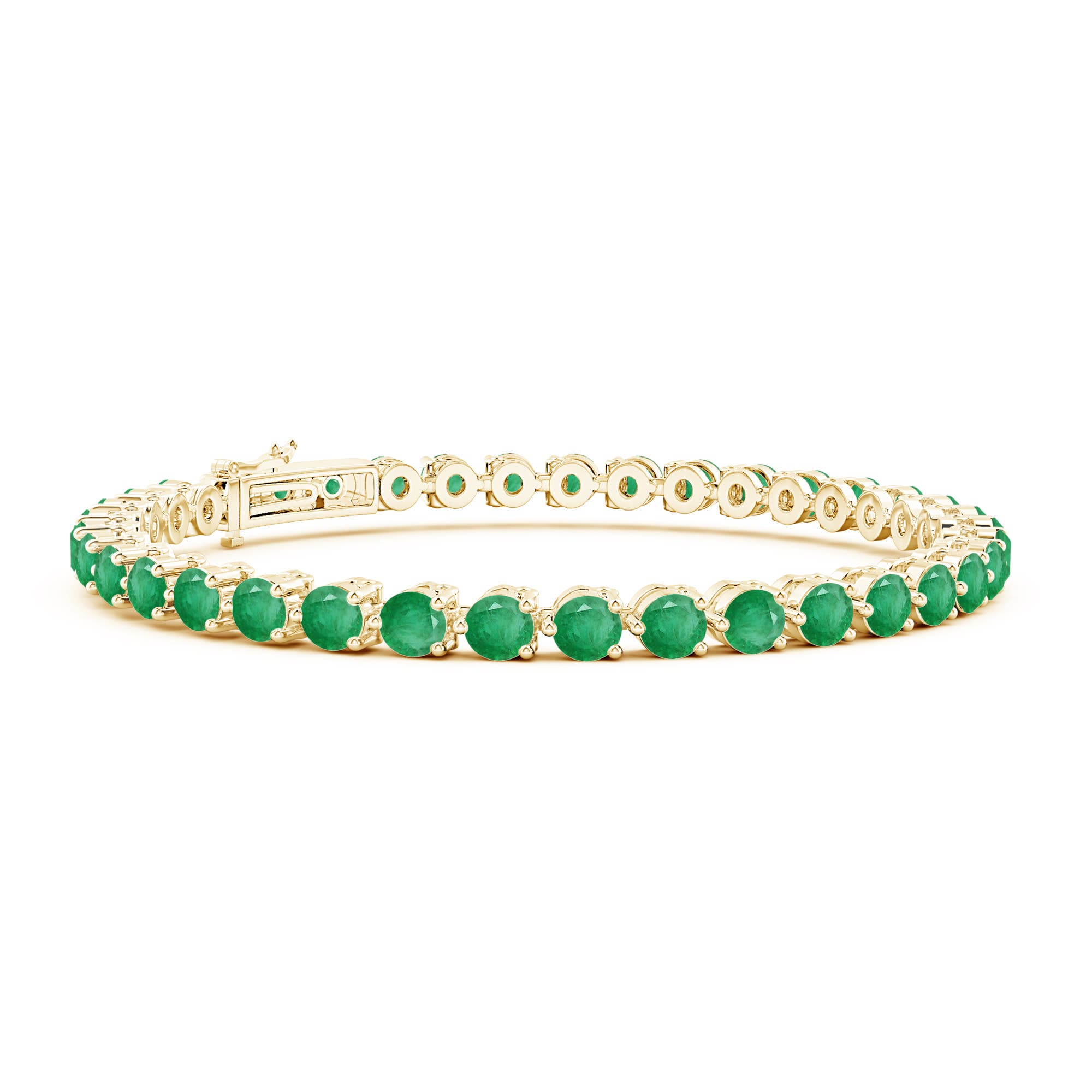 A - Emerald / 7.5 CT / 14 KT Yellow Gold