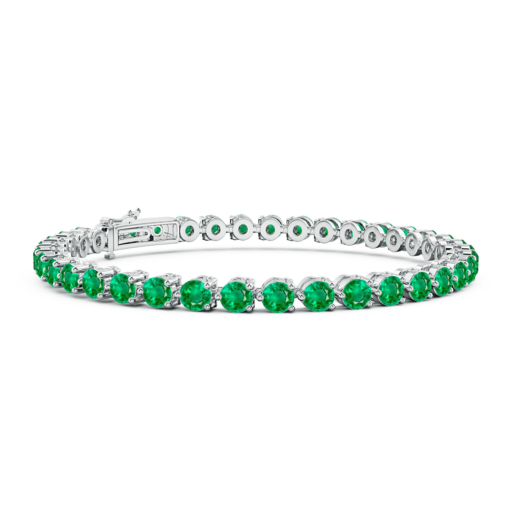 AAA - Emerald / 7.5 CT / 14 KT White Gold