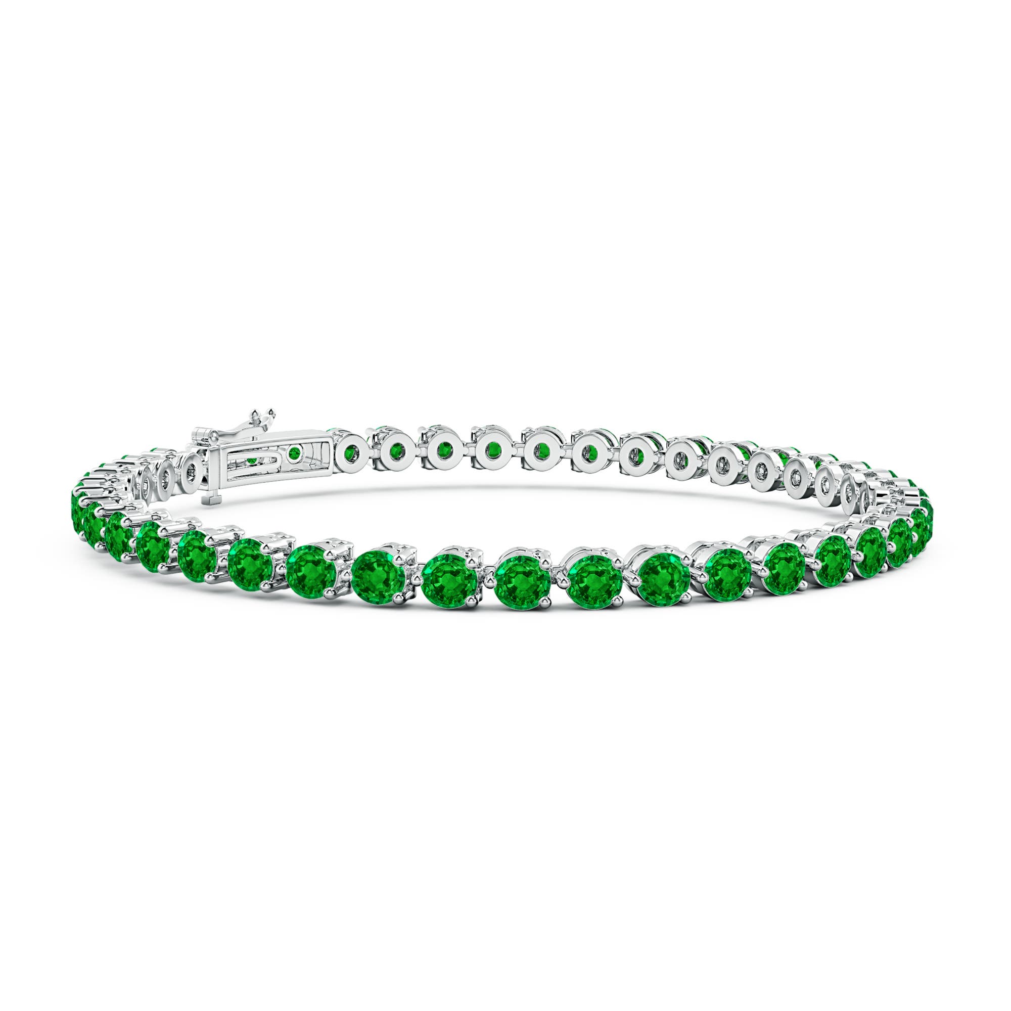 AAAA - Emerald / 5.8 CT / 14 KT White Gold