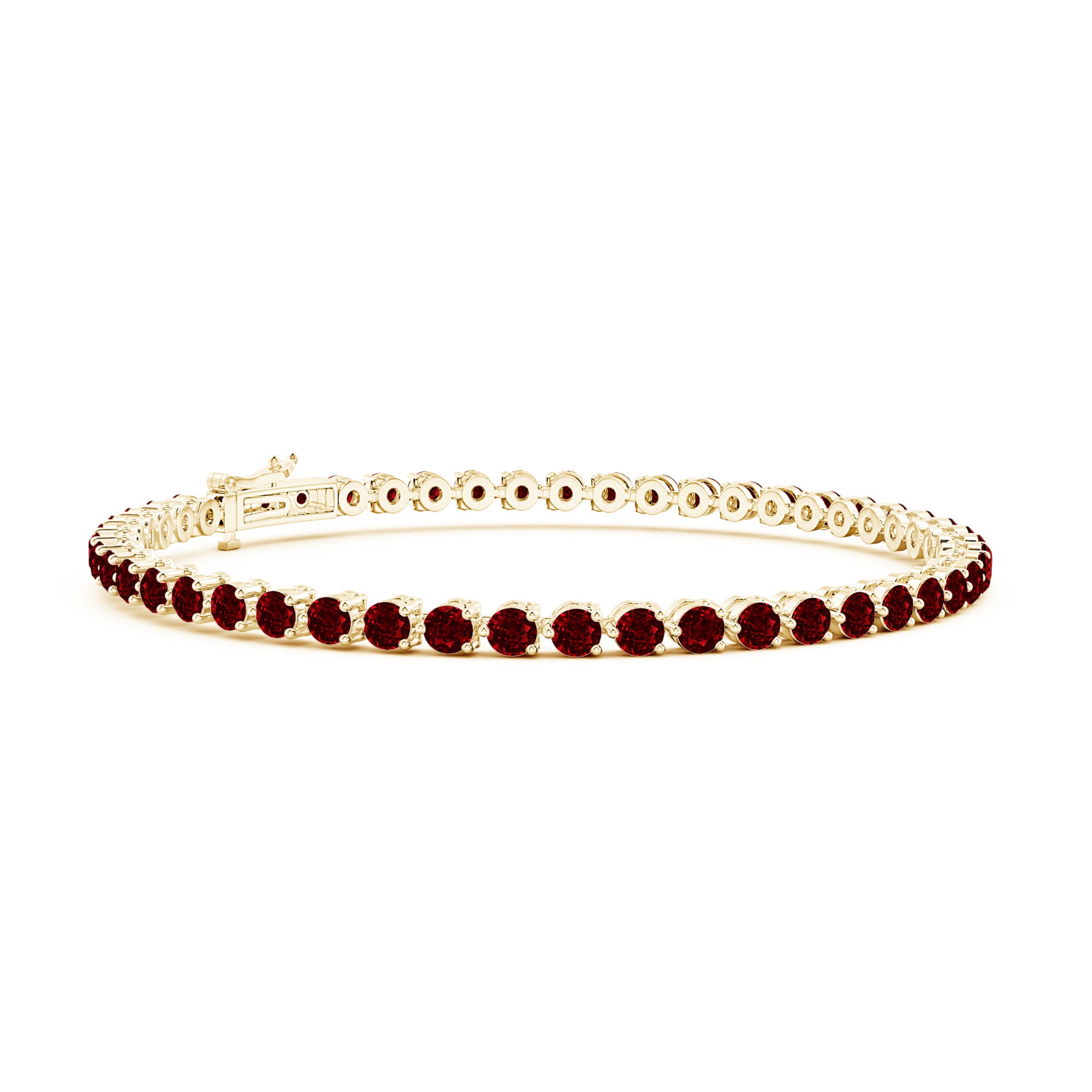 Yellow Gold Ruby Bracelets