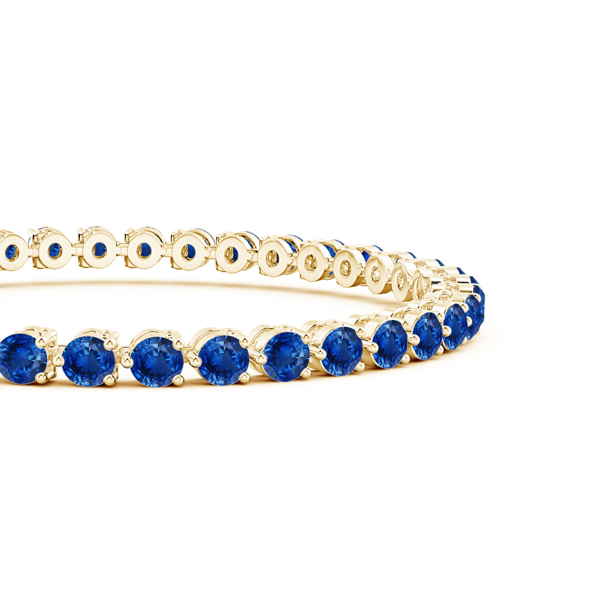 AAA - Blue Sapphire / 11 CT / 14 KT Yellow Gold