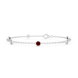 Stackables Lab Grown Ruby Stackable Bracelets