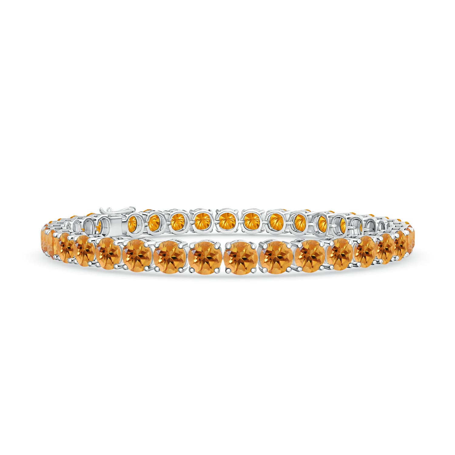 AA - Citrine / 15.75 CT / 14 KT White Gold