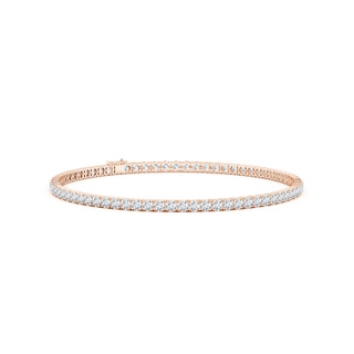 2.5mm GVS2 Classic Diamond Linear Tennis Bracelet in 10K Rose Gold