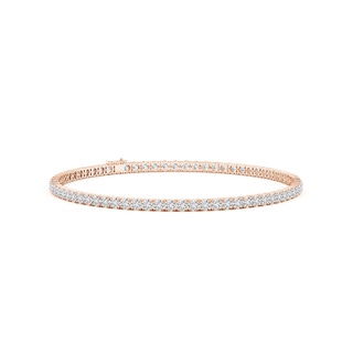 2.5mm HSI2 Classic Diamond Linear Tennis Bracelet in 18K Rose Gold