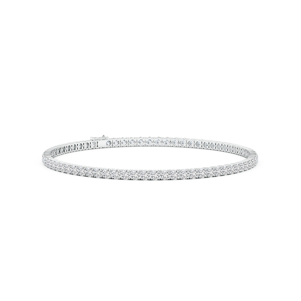 2.5mm HSI2 Classic Diamond Linear Tennis Bracelet in White Gold