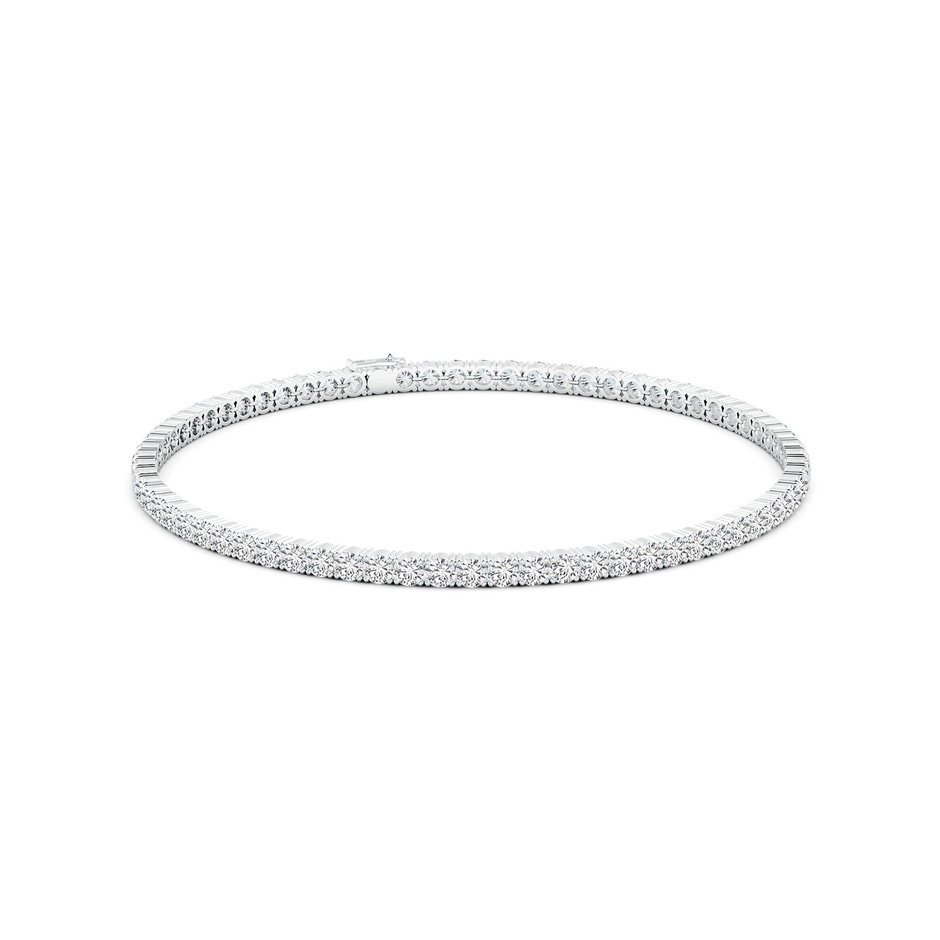 2.5mm HSI2 Classic Diamond Linear Tennis Bracelet in White Gold side 199