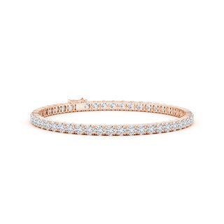 3.5mm HSI2 Classic Diamond Linear Tennis Bracelet in 18K Rose Gold