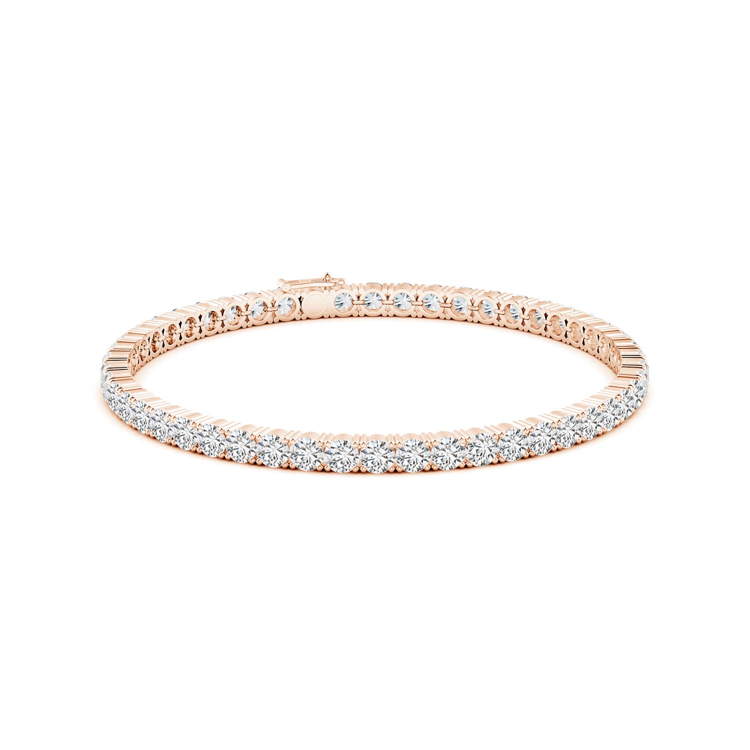 H, SI2 / 7.79 CT / 14 KT Rose Gold