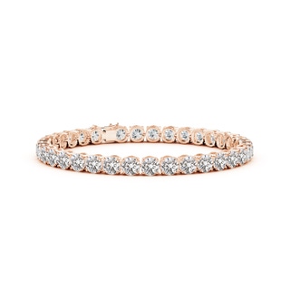 5.1mm IJI1I2 Classic Diamond Linear Tennis Bracelet in Rose Gold