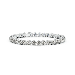 5.1mm KI3 Classic Diamond Linear Tennis Bracelet in S999 Silver