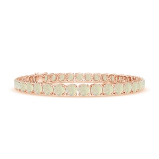 5mm AAA Classic Opal Linear Tennis Bracelet in Rose Gold