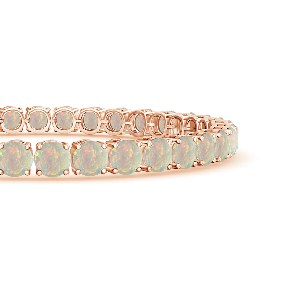 5mm AAAA Classic Opal Linear Tennis Bracelet in Rose Gold side-1