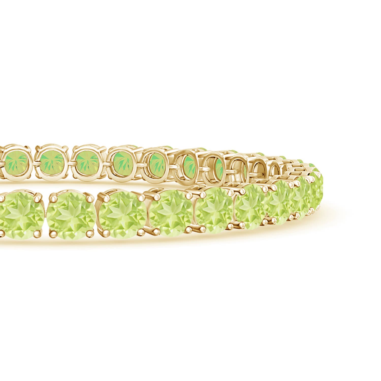 A - Peridot / 19.25 CT / 14 KT Yellow Gold