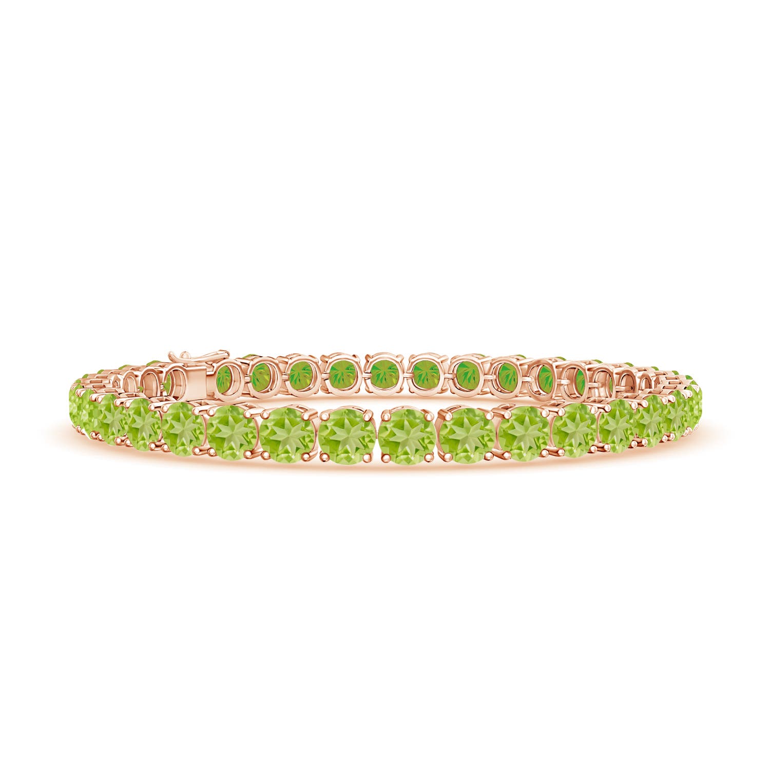 AA - Peridot / 19.25 CT / 14 KT Rose Gold