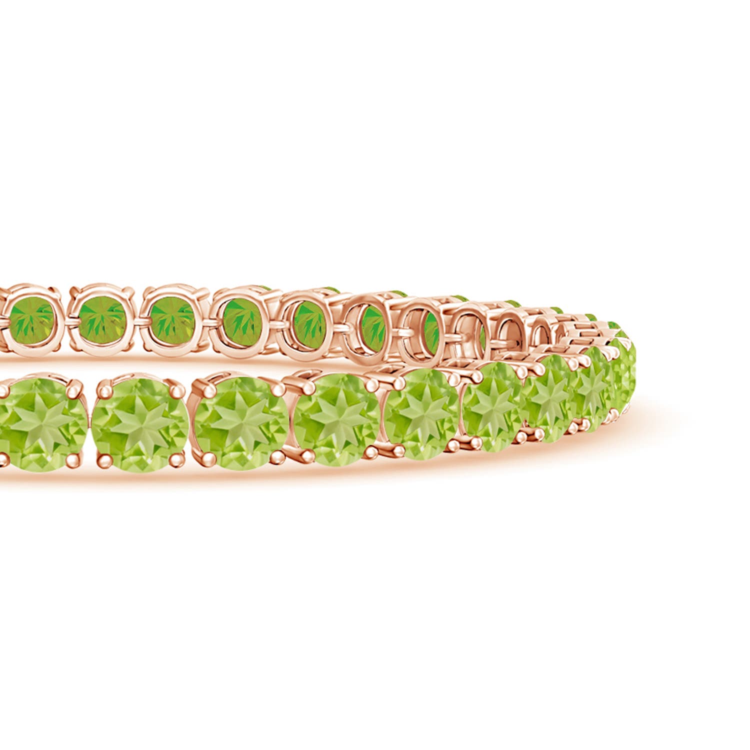 AA - Peridot / 19.25 CT / 14 KT Rose Gold